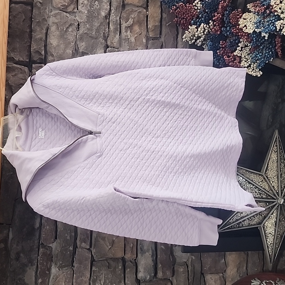 Lands' End  3/4 Sleeve/Zip Pull Over Sz S (6-8)